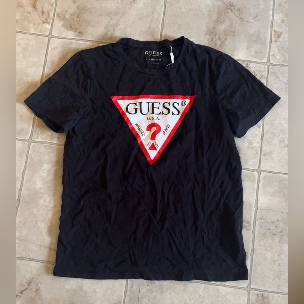 🔻 Guess X ASAP Rocky RARE Limited Black T-Shirt 🔻